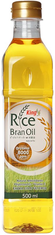 Масло рисовых отрубей King Rice Bran Oil Таиланд 500мл мыло с экстрактом рисовых отрубей rice day rice bran oil soap 100г
