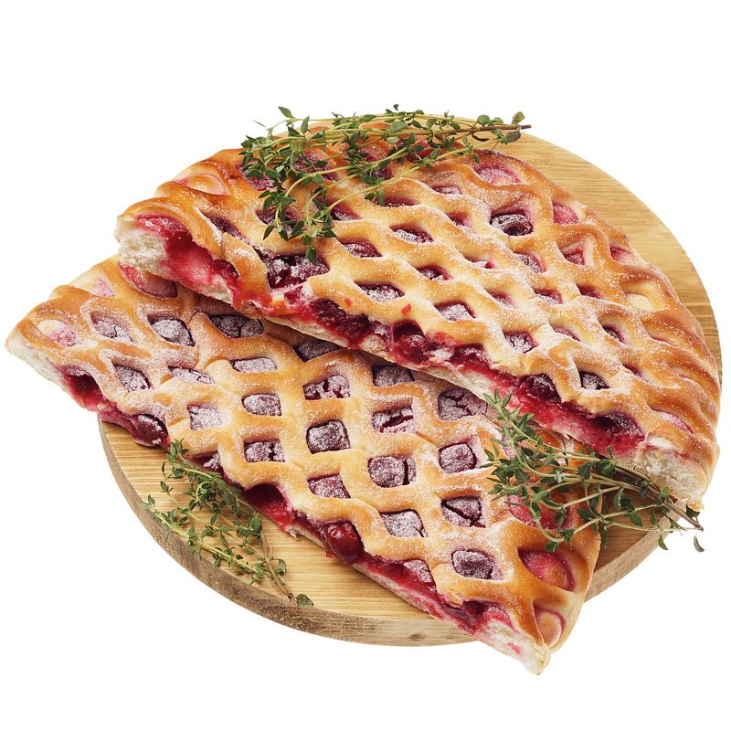 Пирог с вишней Деликатеска 420г творожник с вишней деликатеска 140г