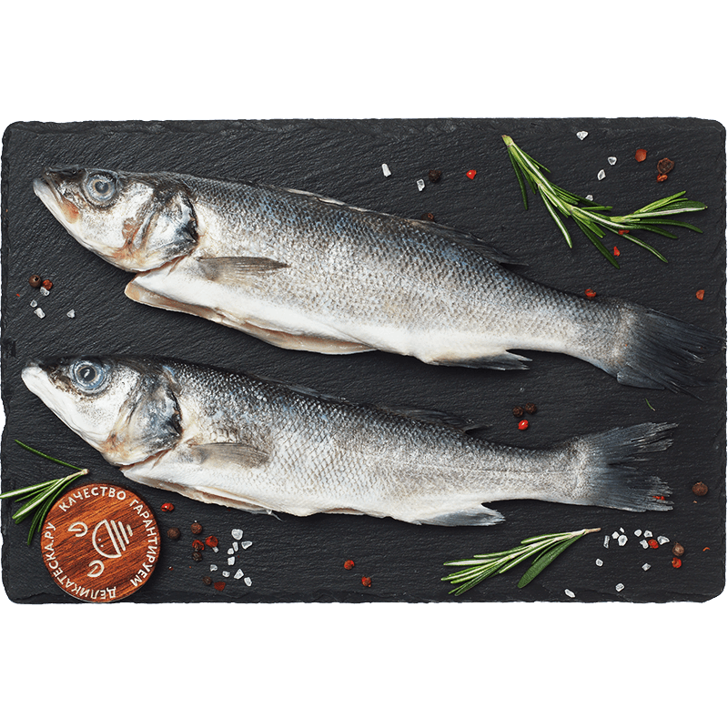 рыба сибас кг Сибас без чешуи потрошеный ~550г