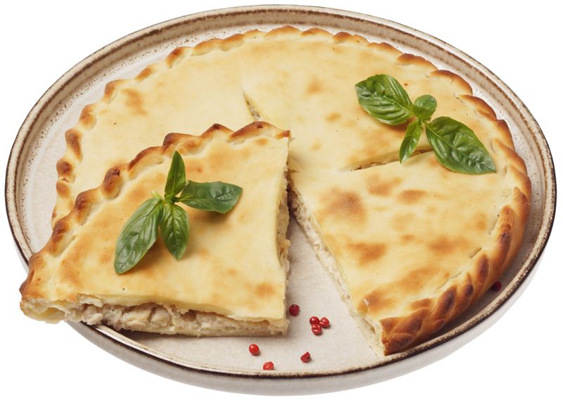Пирог с курицей и сыром Деликатеска 500г пирог осетинский с сыром и зеленью 20 см уп 400 500 г